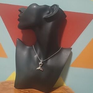 New Mermaid Tail Pear Cage Necklace 18 Inch Chain